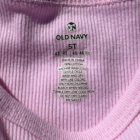 Pink Ribbed Tank Top with Ruffled Edge - Picture 4 of 6